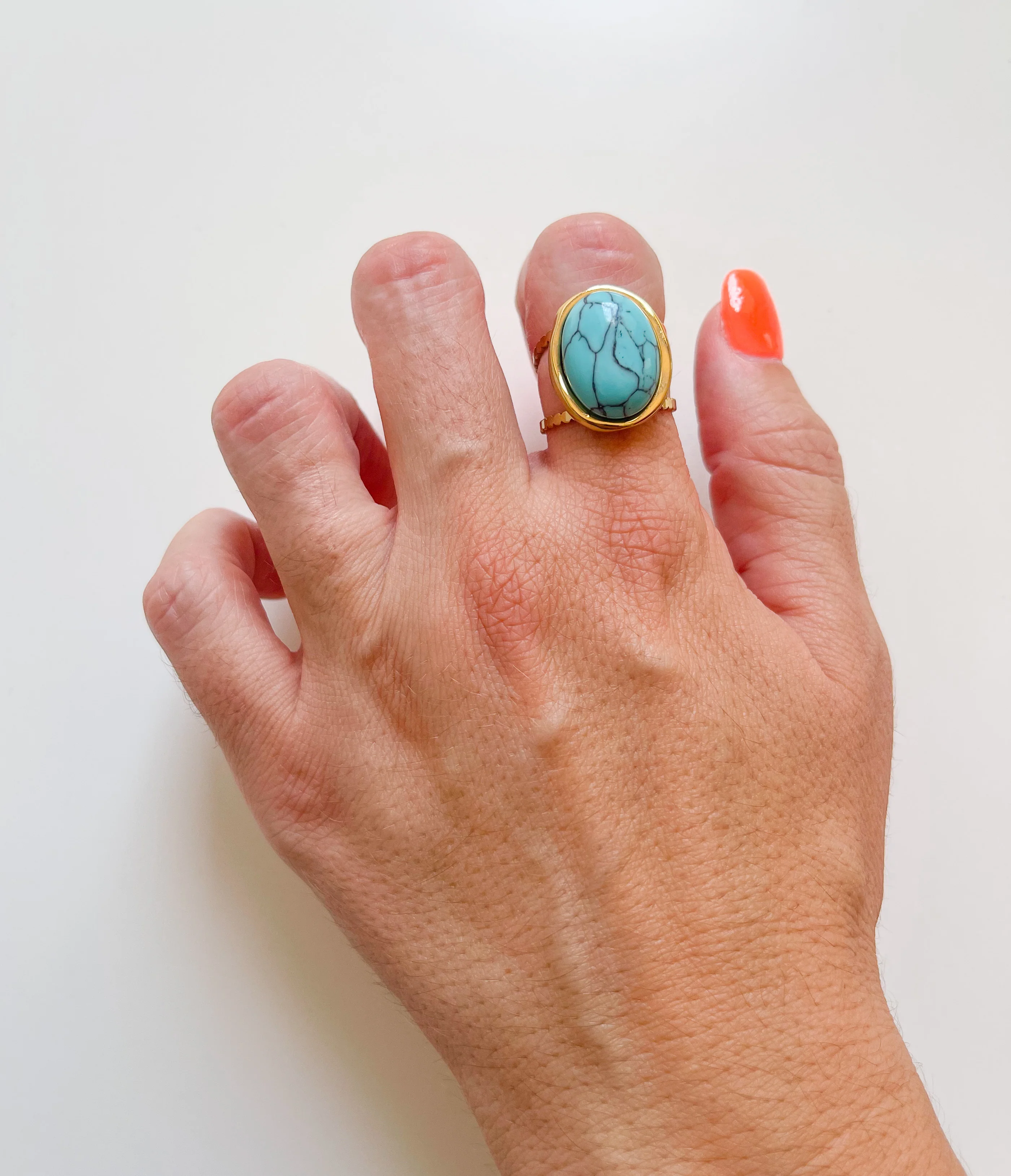 Anillo piedra calaíta - Image 3