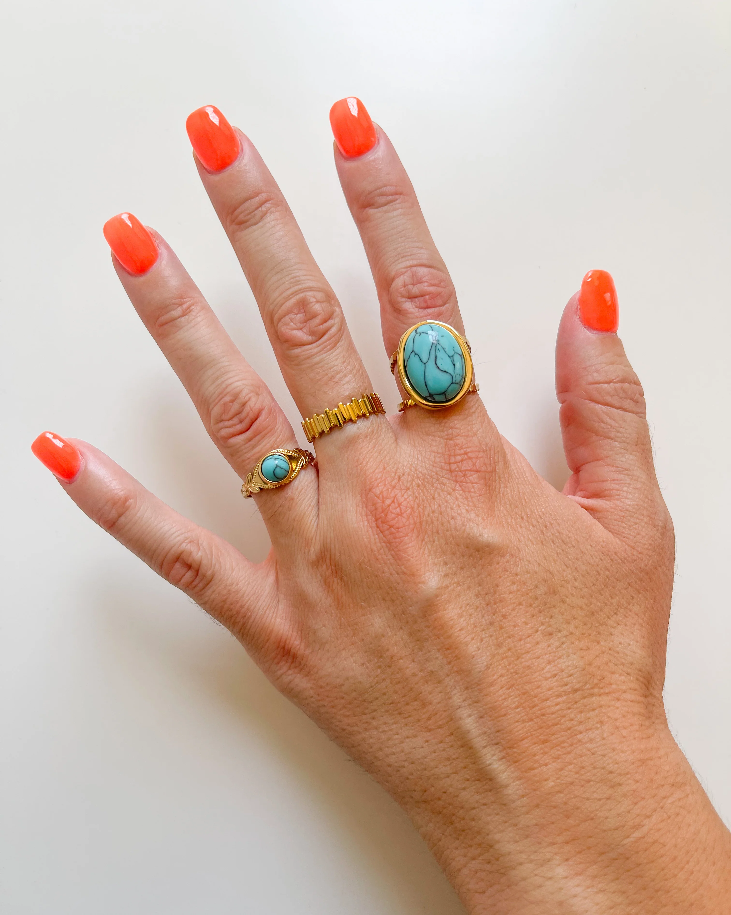 Anillo piedra calaíta - Image 4