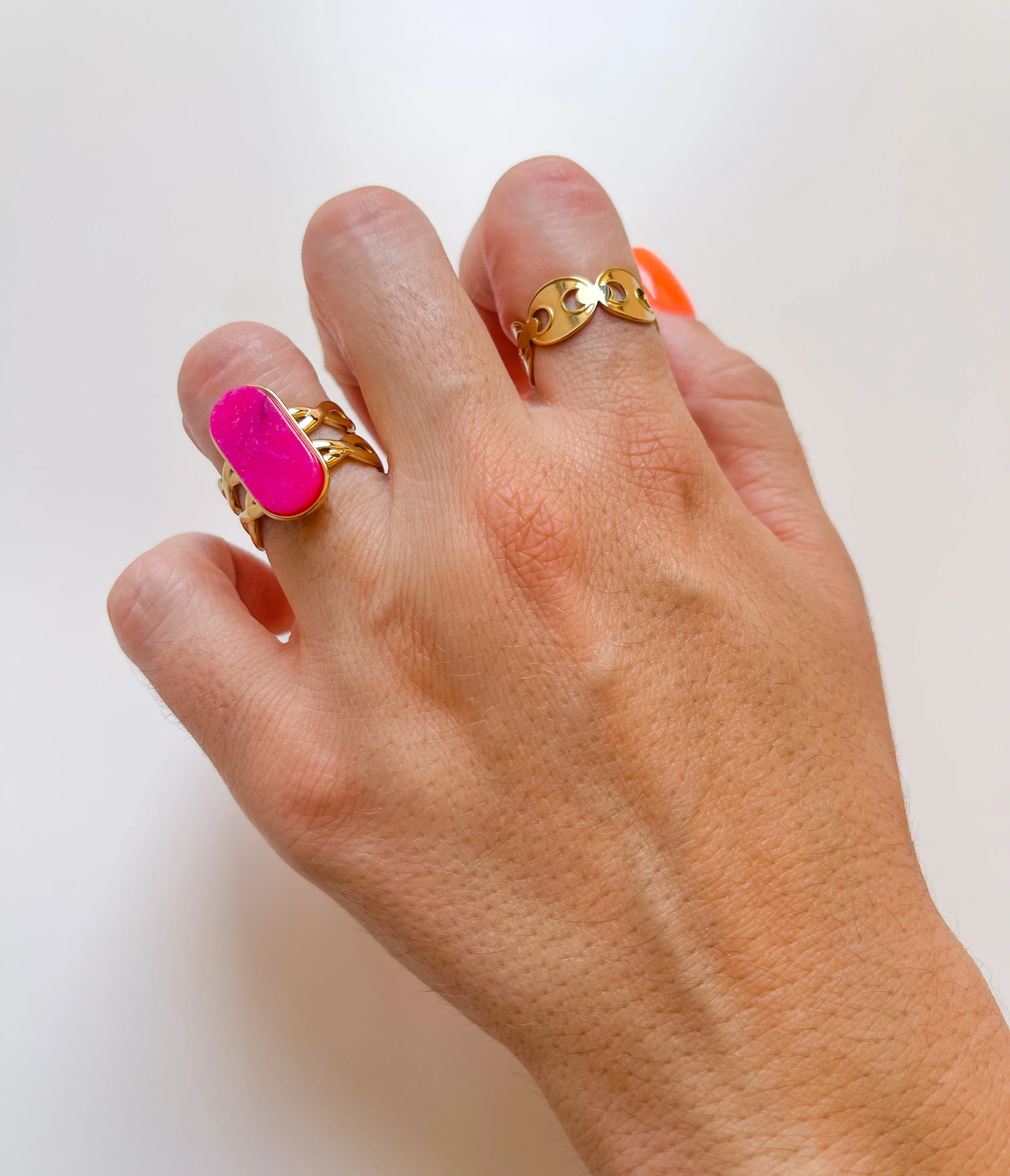 Anillo cadena dorado - Image 3