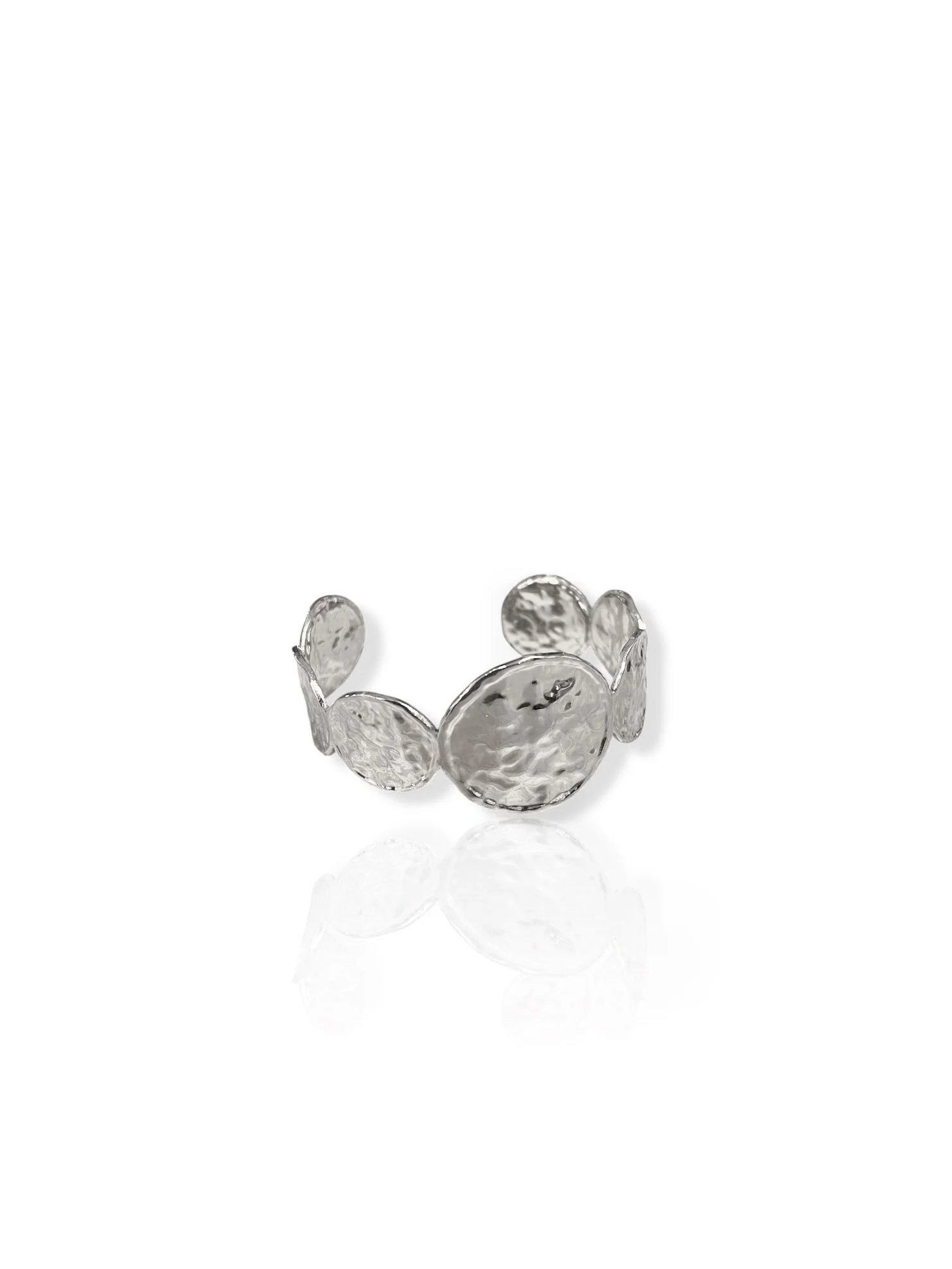 Brazalete medallas plateado