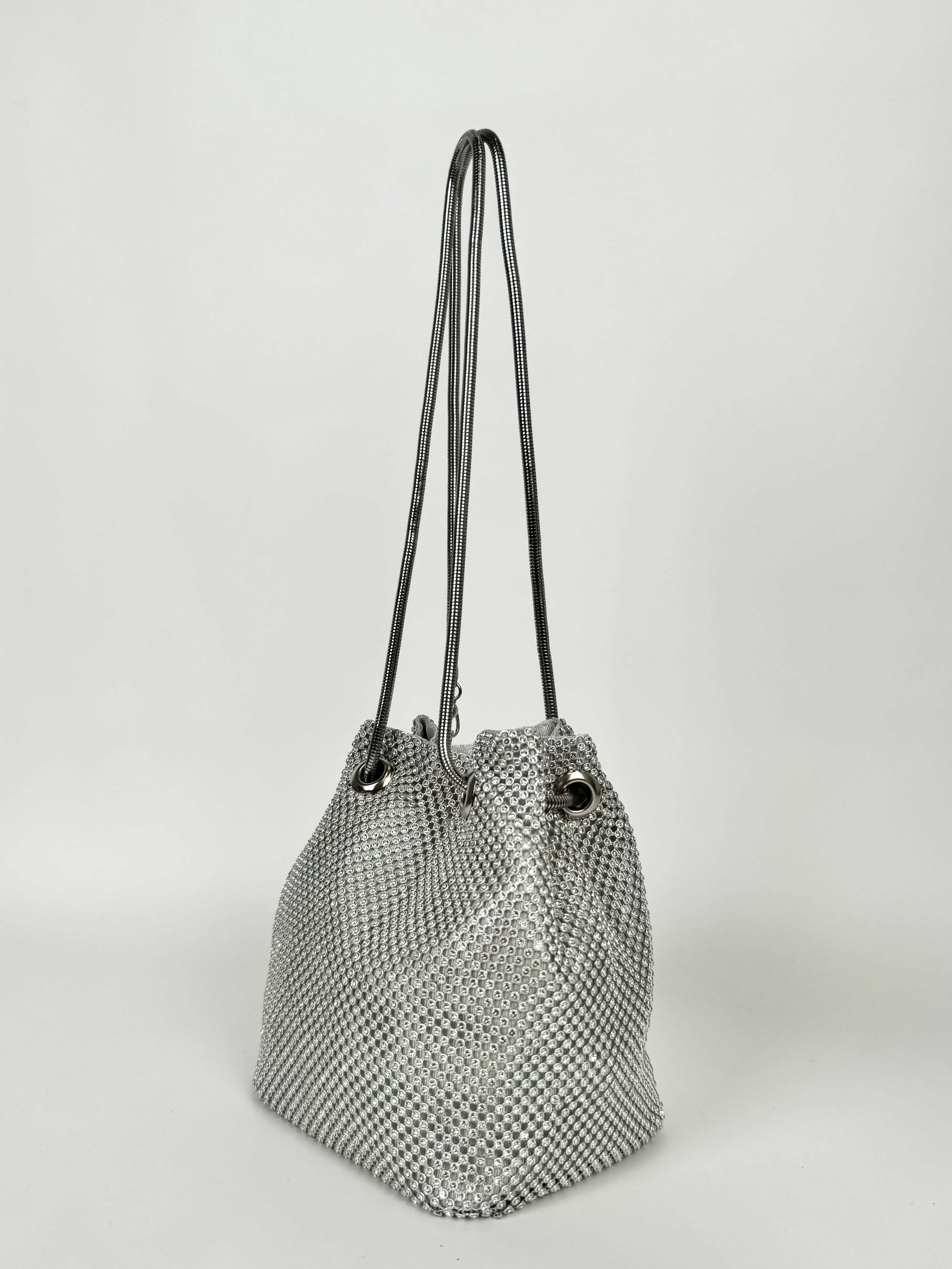 Clutch saco fiesta plateado - Image 3