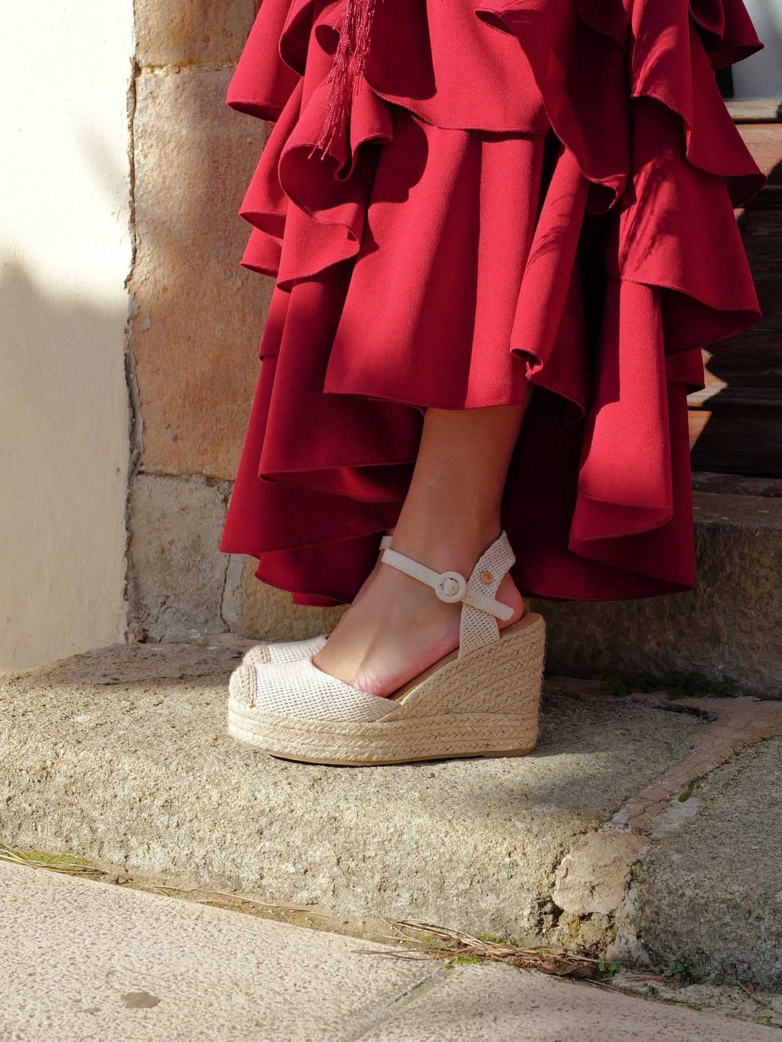 Cuñas esparto beige - Image 2