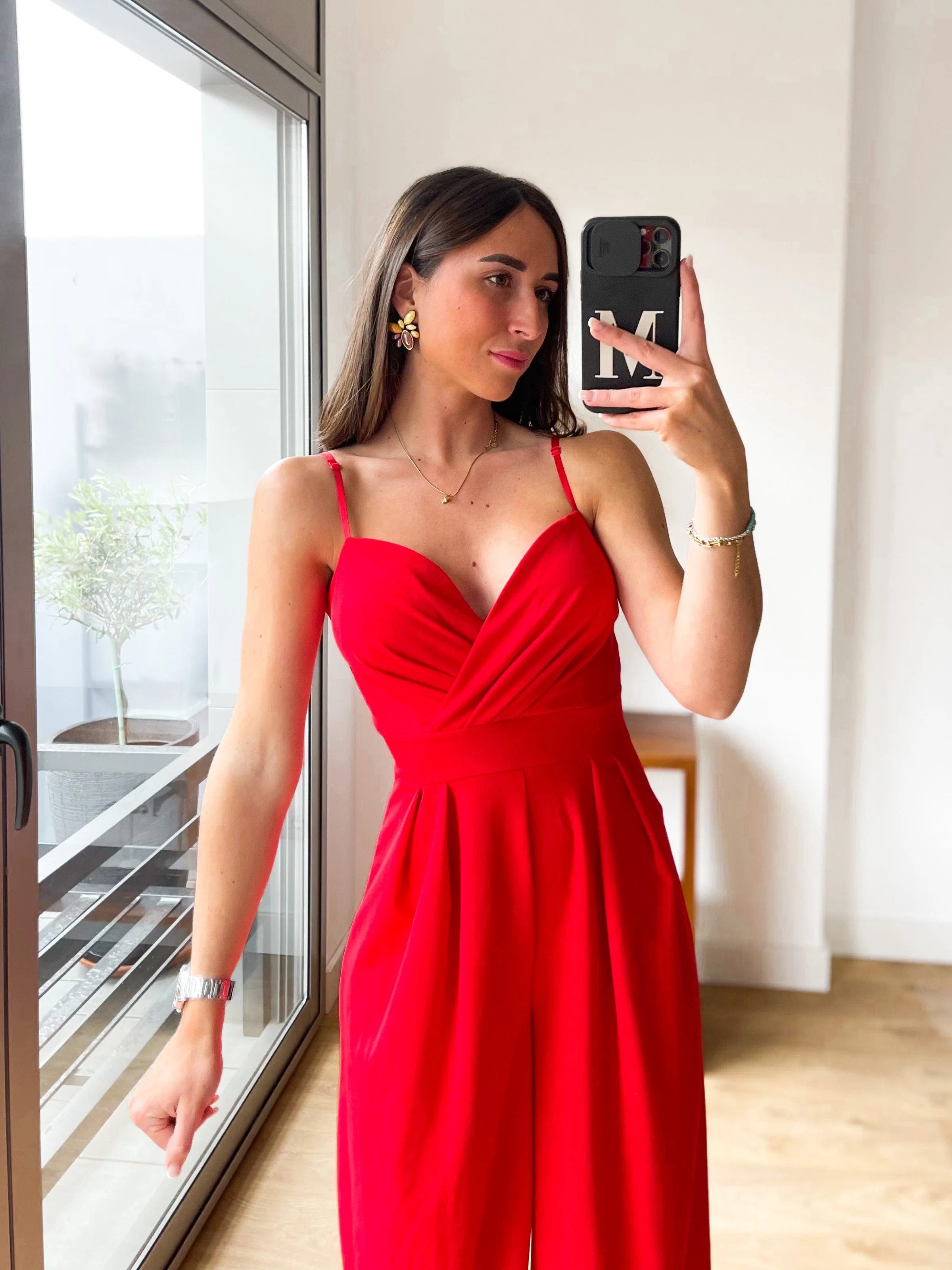 Mono crepe corazón rojo - Image 2