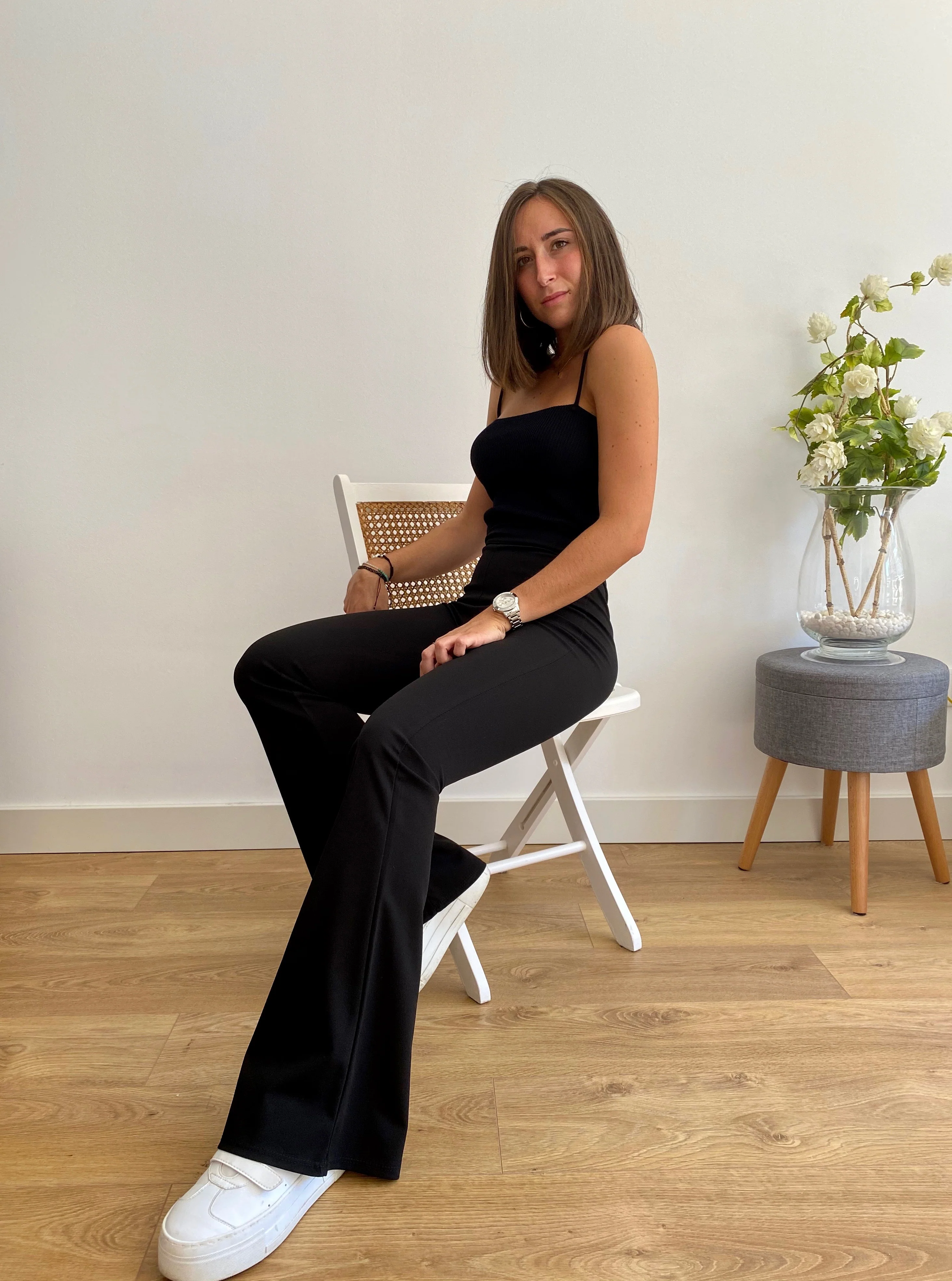 Pantalón campana negro - Image 5