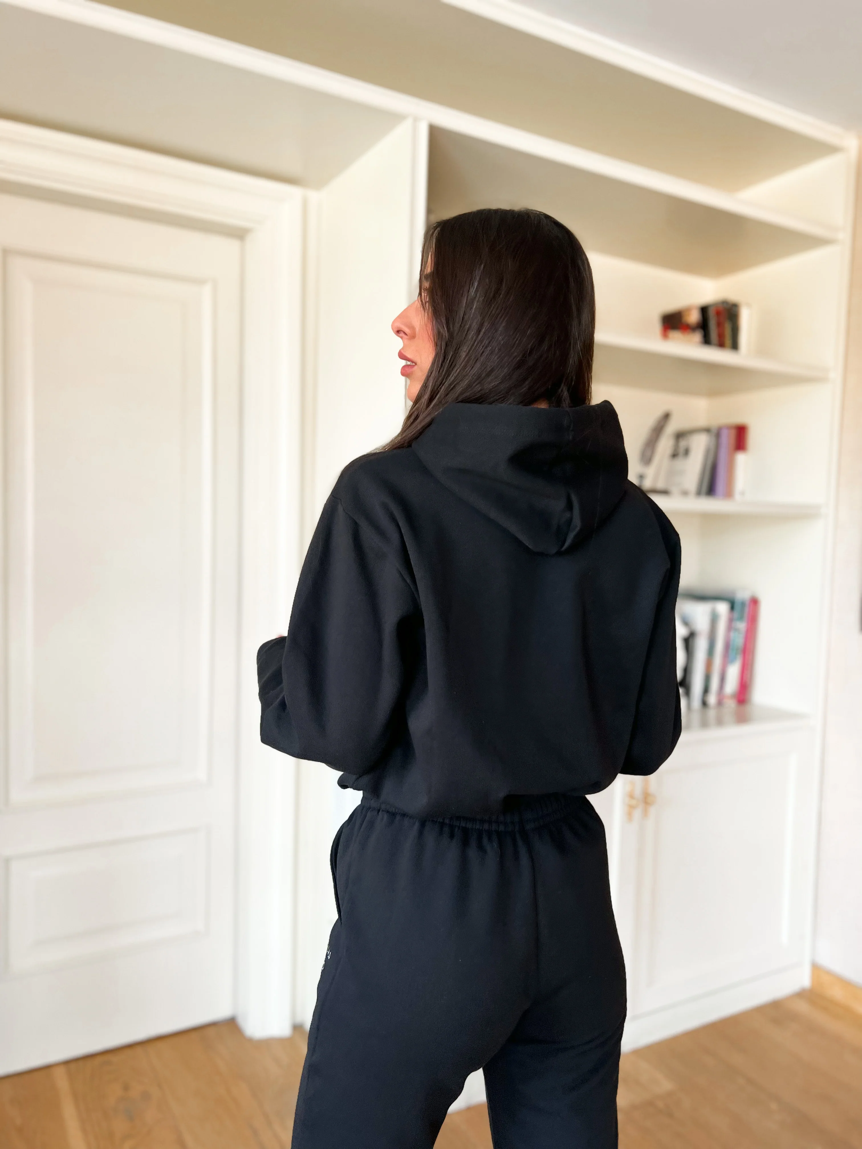 Sudadera Sorellas capucha negro - Image 3