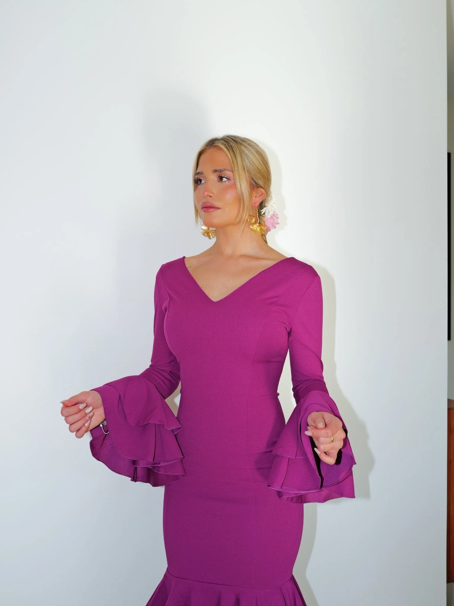Traje flamenca volantes cereza - Image 9