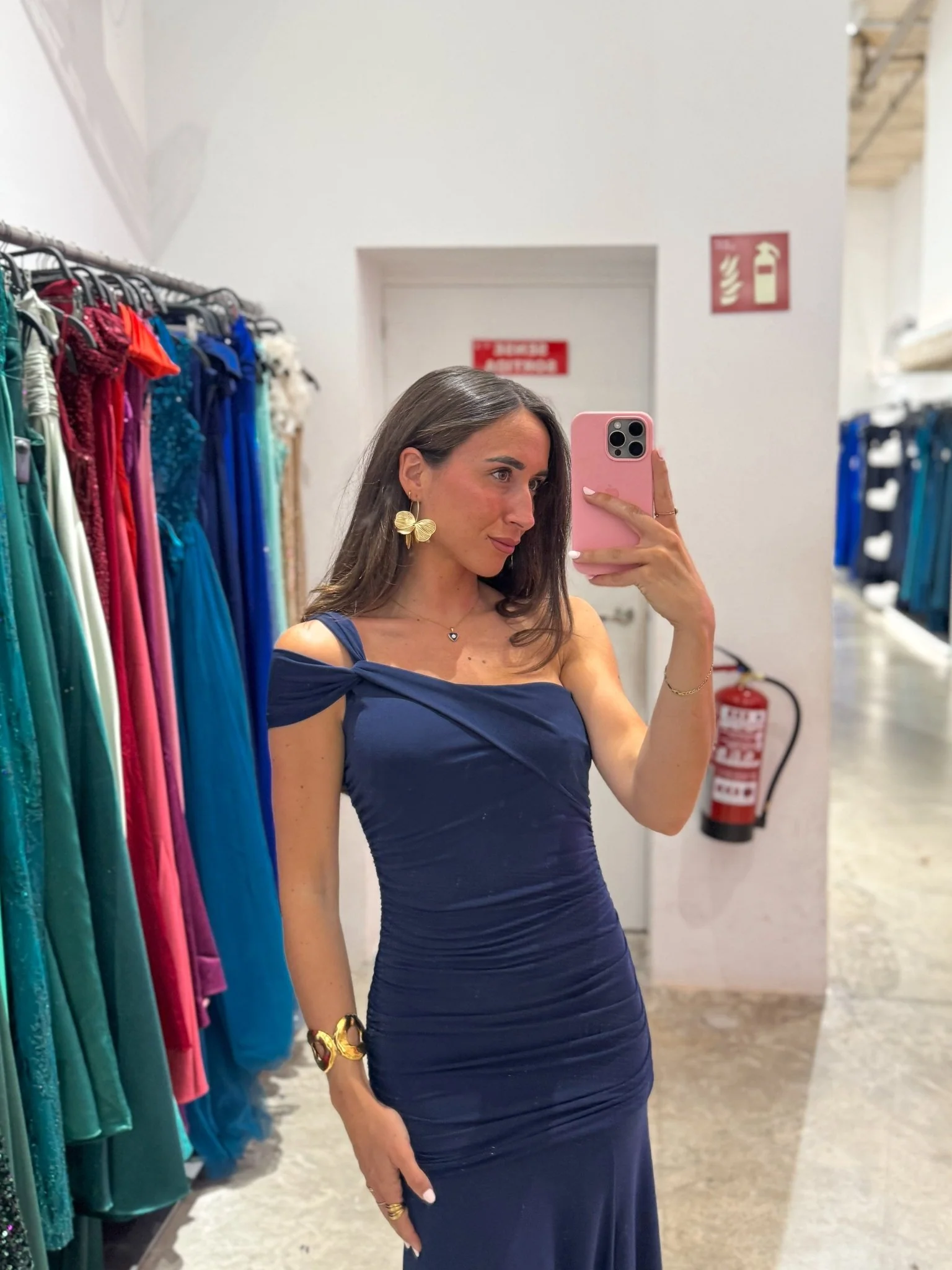 Vestido asim tirante nudo marino - Image 11