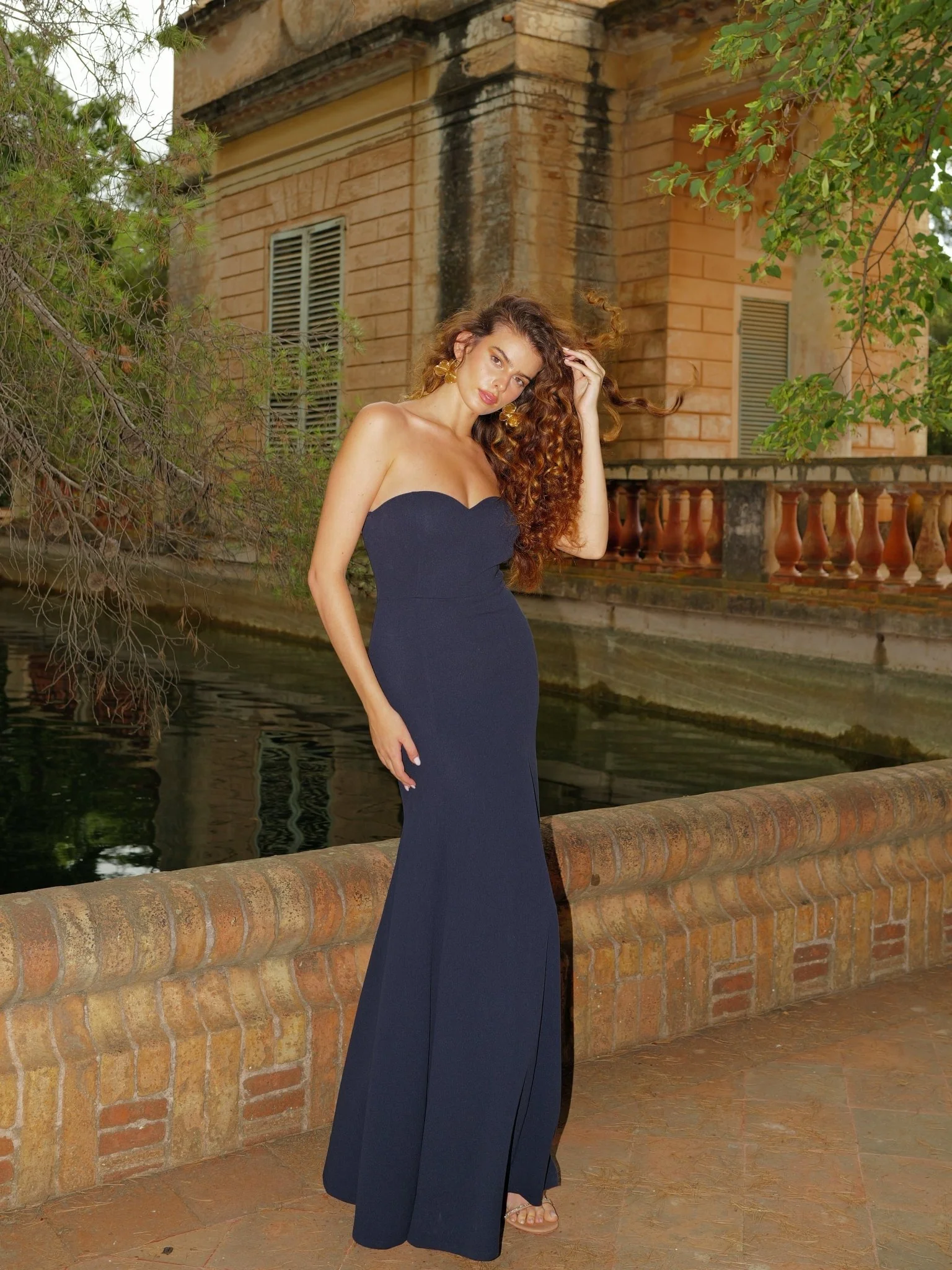 Vestido corazon sirena marino - Image 3