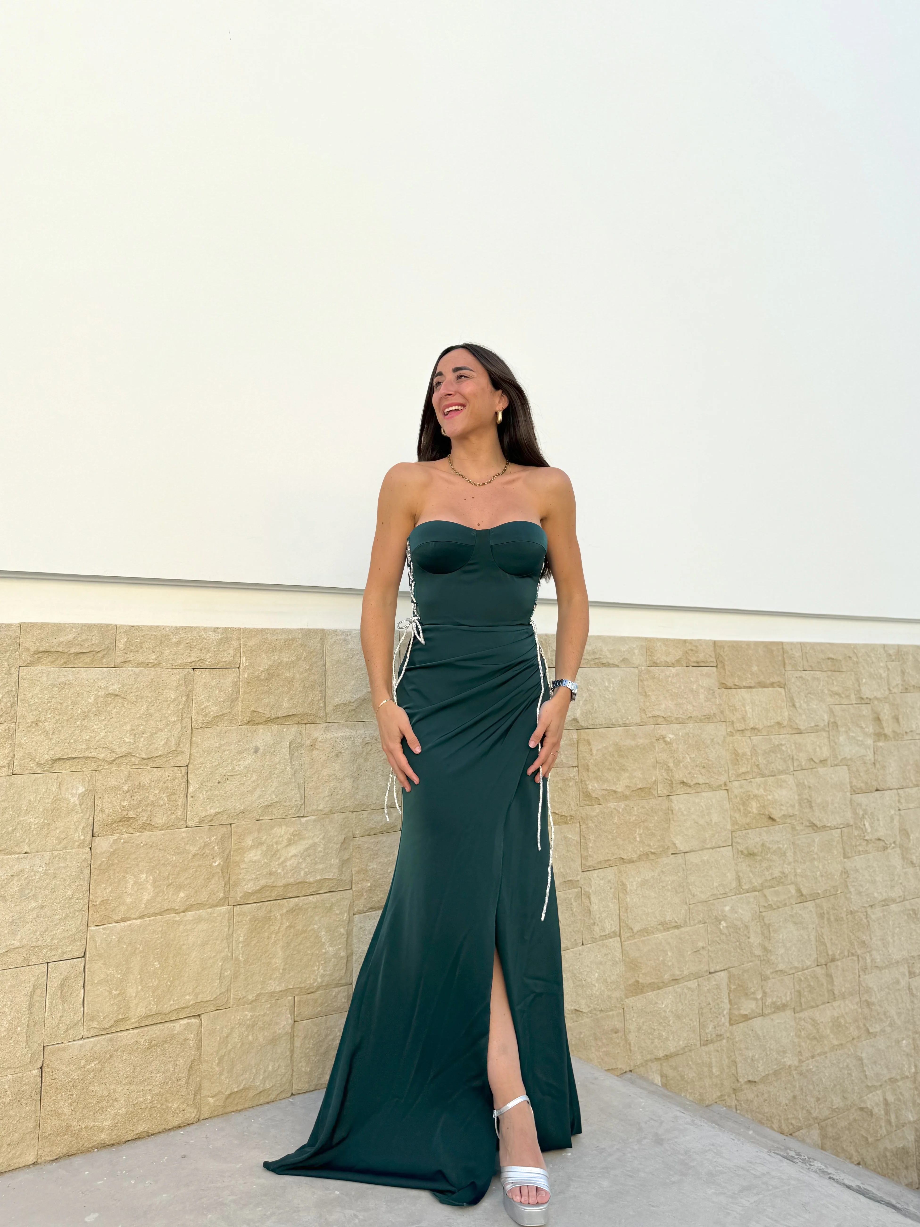 Vestido corse strass botella - Image 5