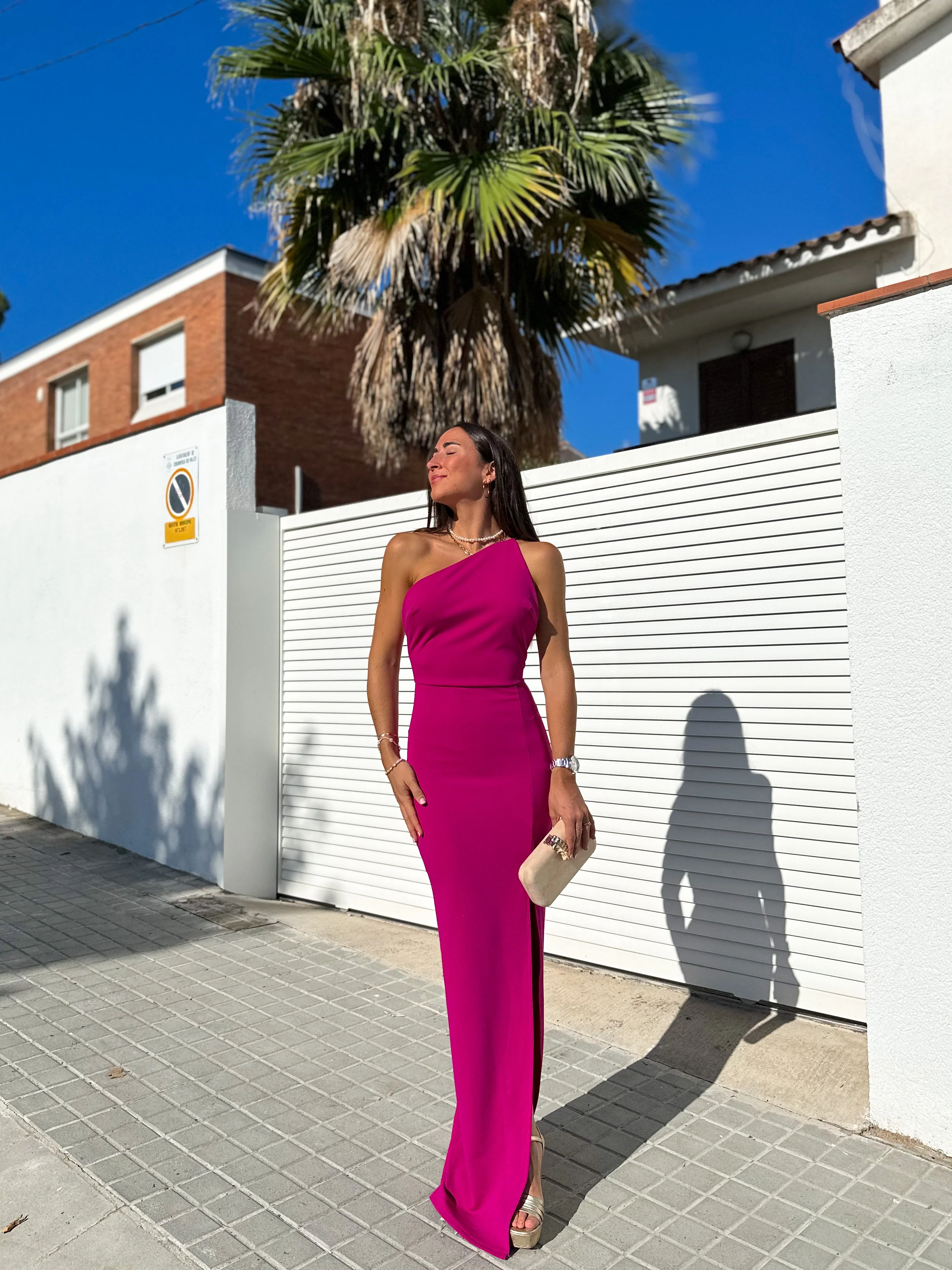Vestido escote asim sirena amarena - Image 7