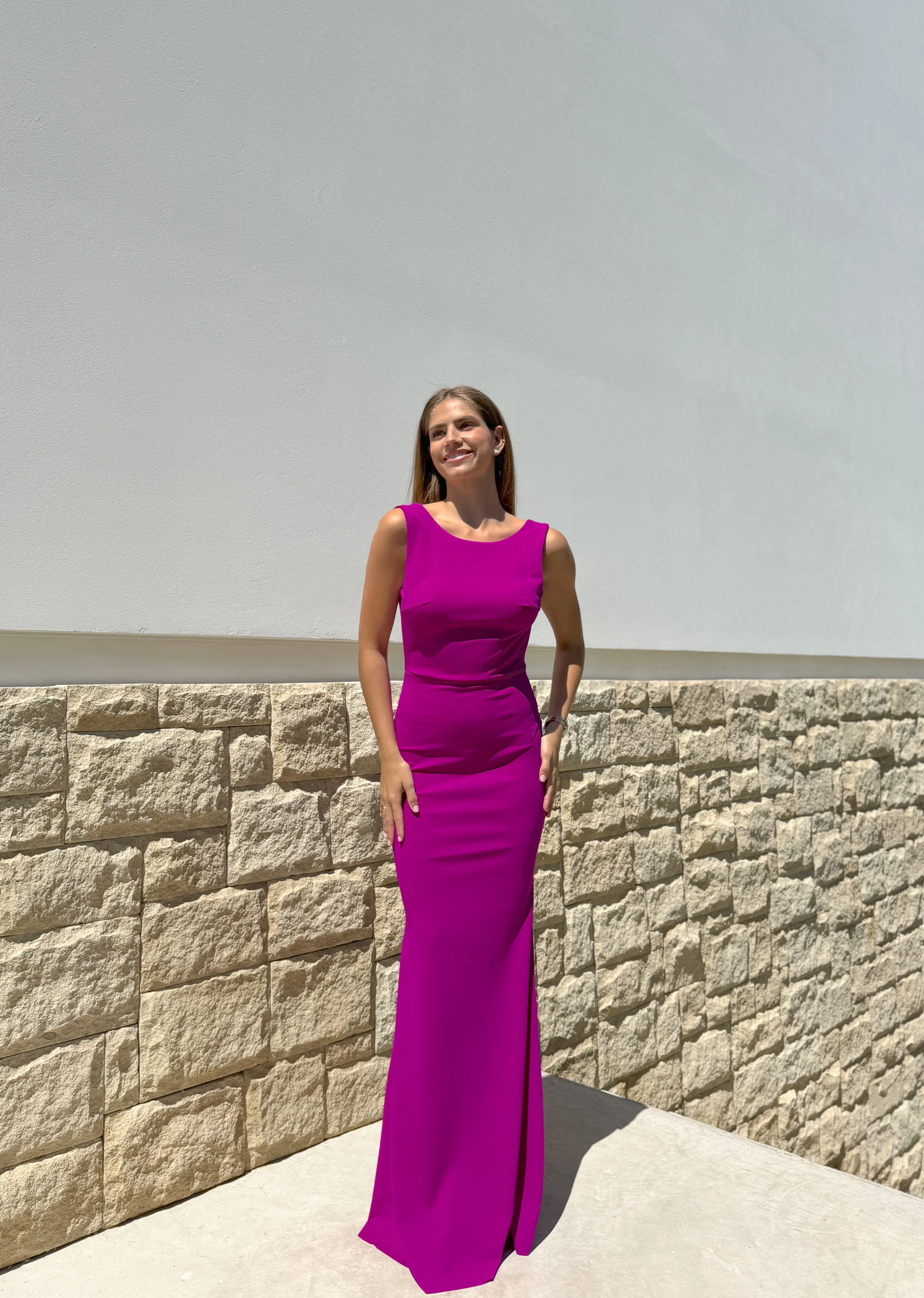 Vestido largo sirena buganvilla - Image 7