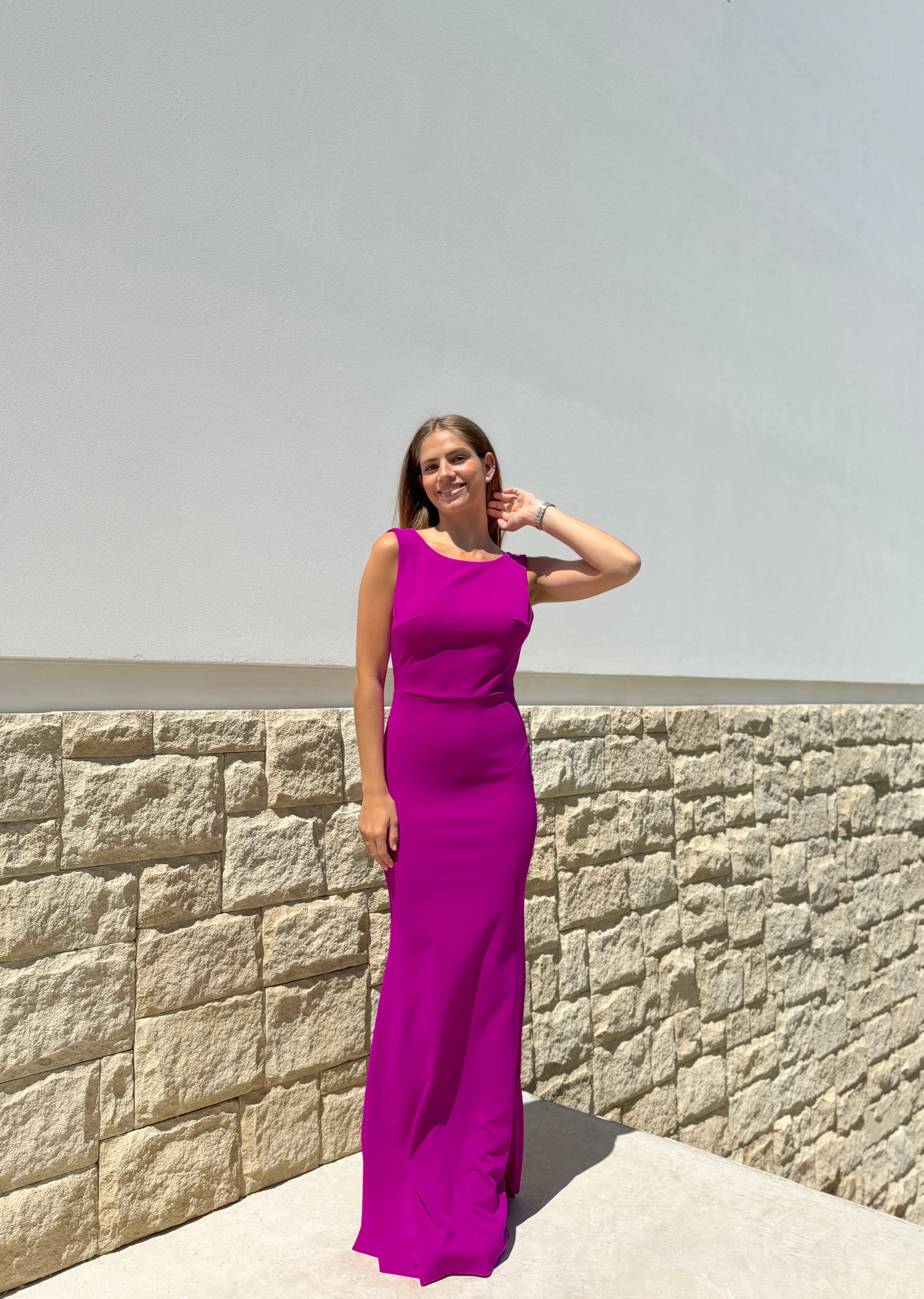 Vestido largo sirena buganvilla - Image 8