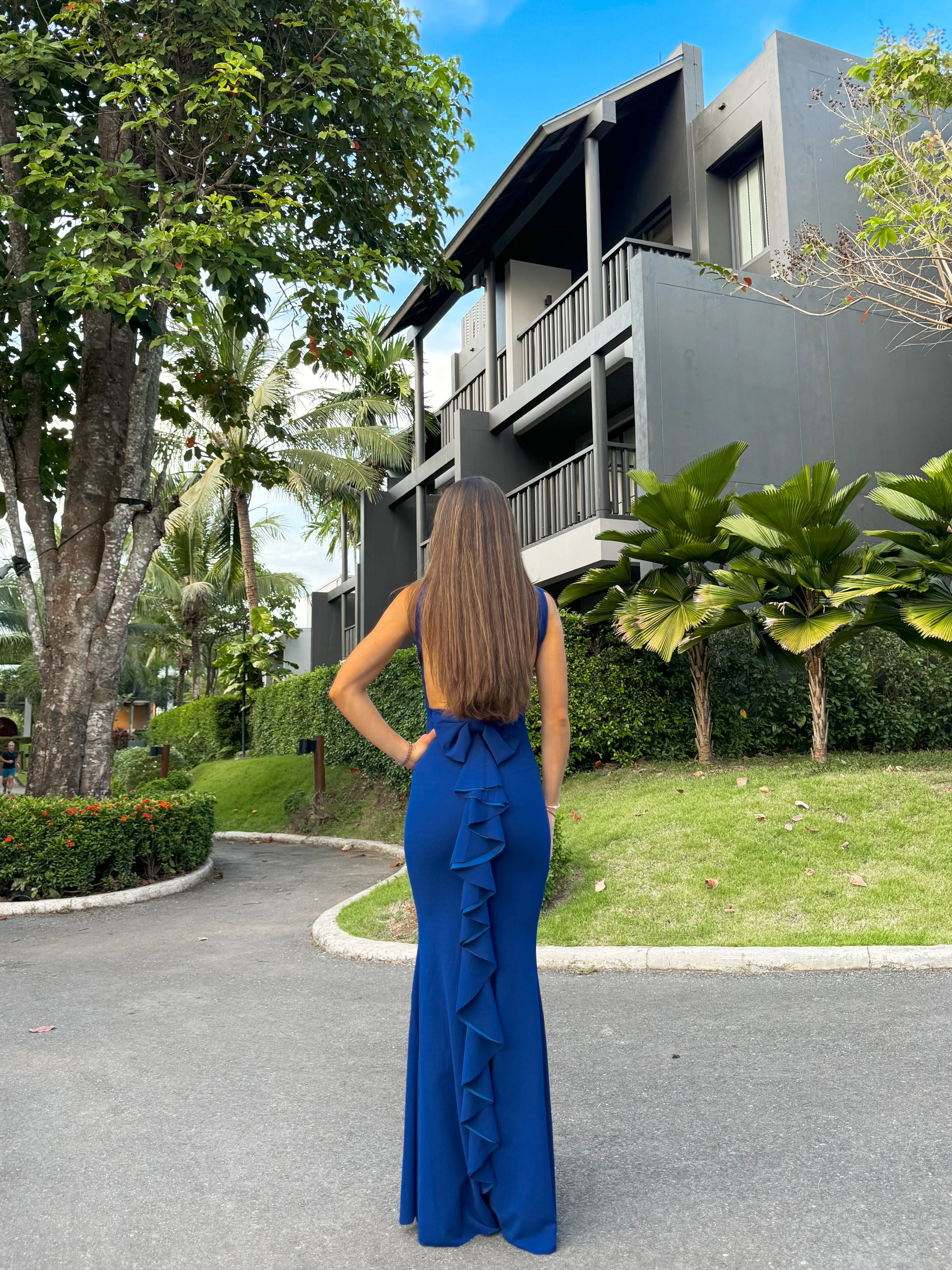 Vestido largo sirena klein - Image 4