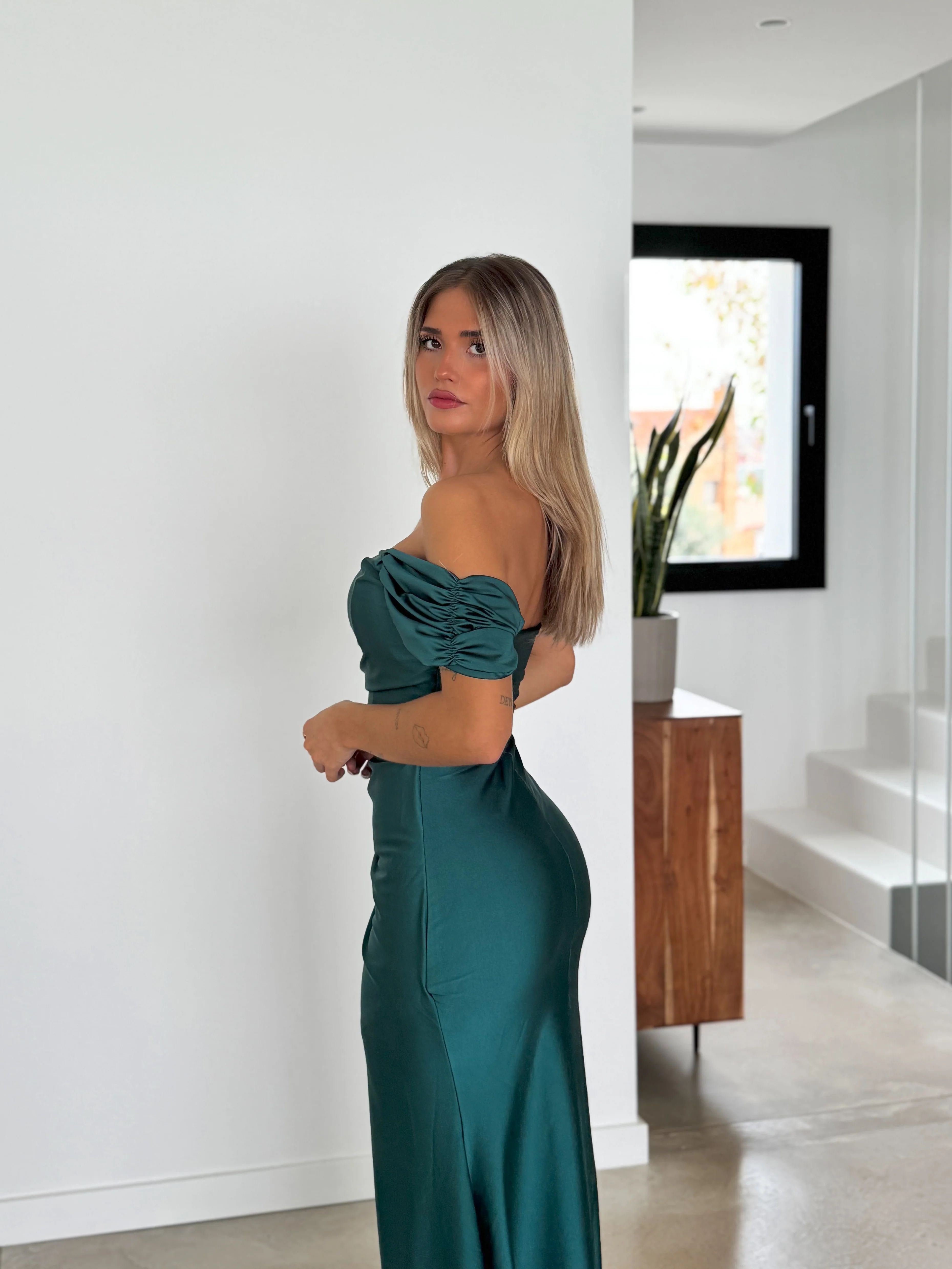 Vestido palabra manguito botella - Image 5