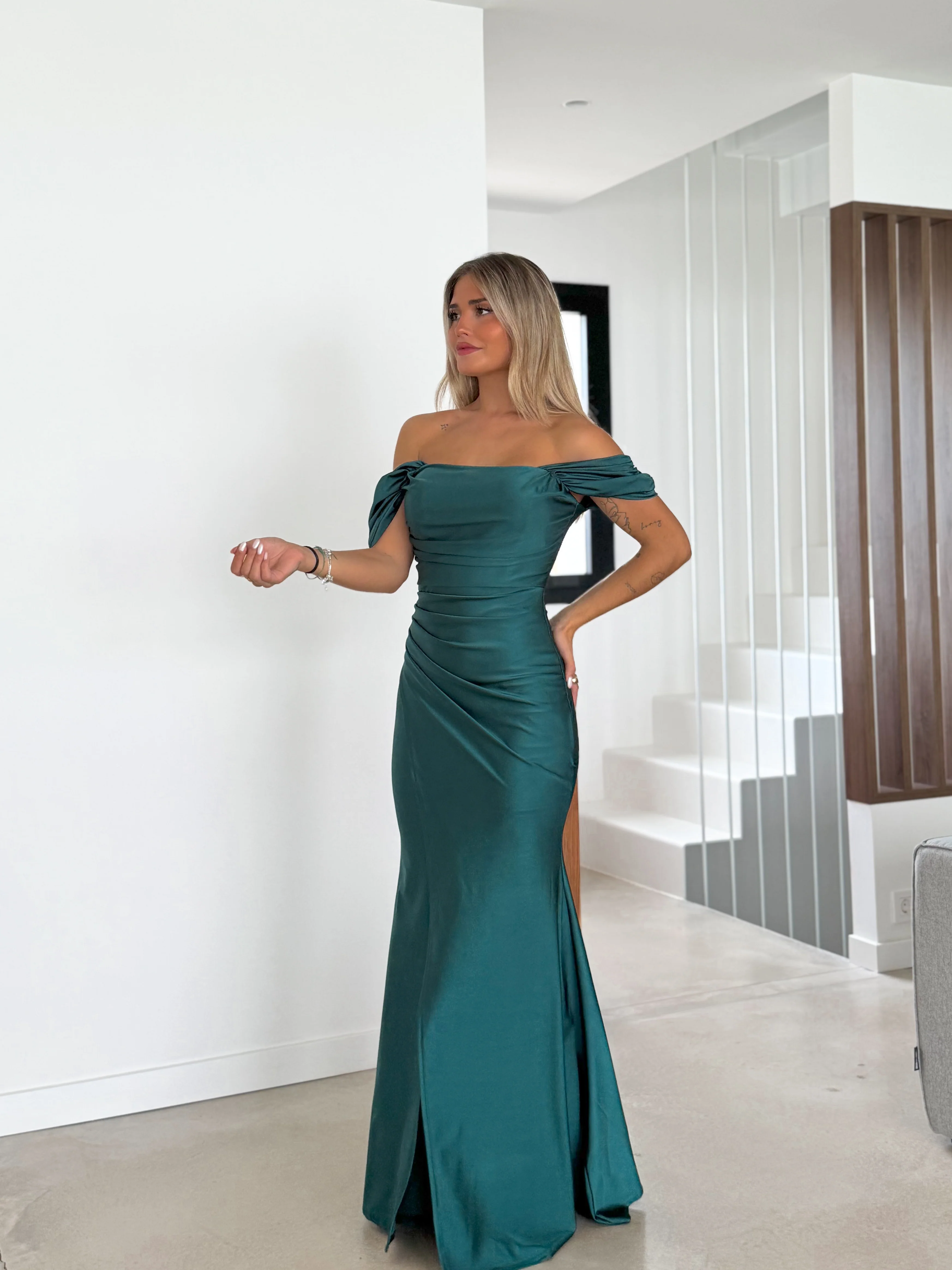 Vestido palabra manguito botella - Image 6