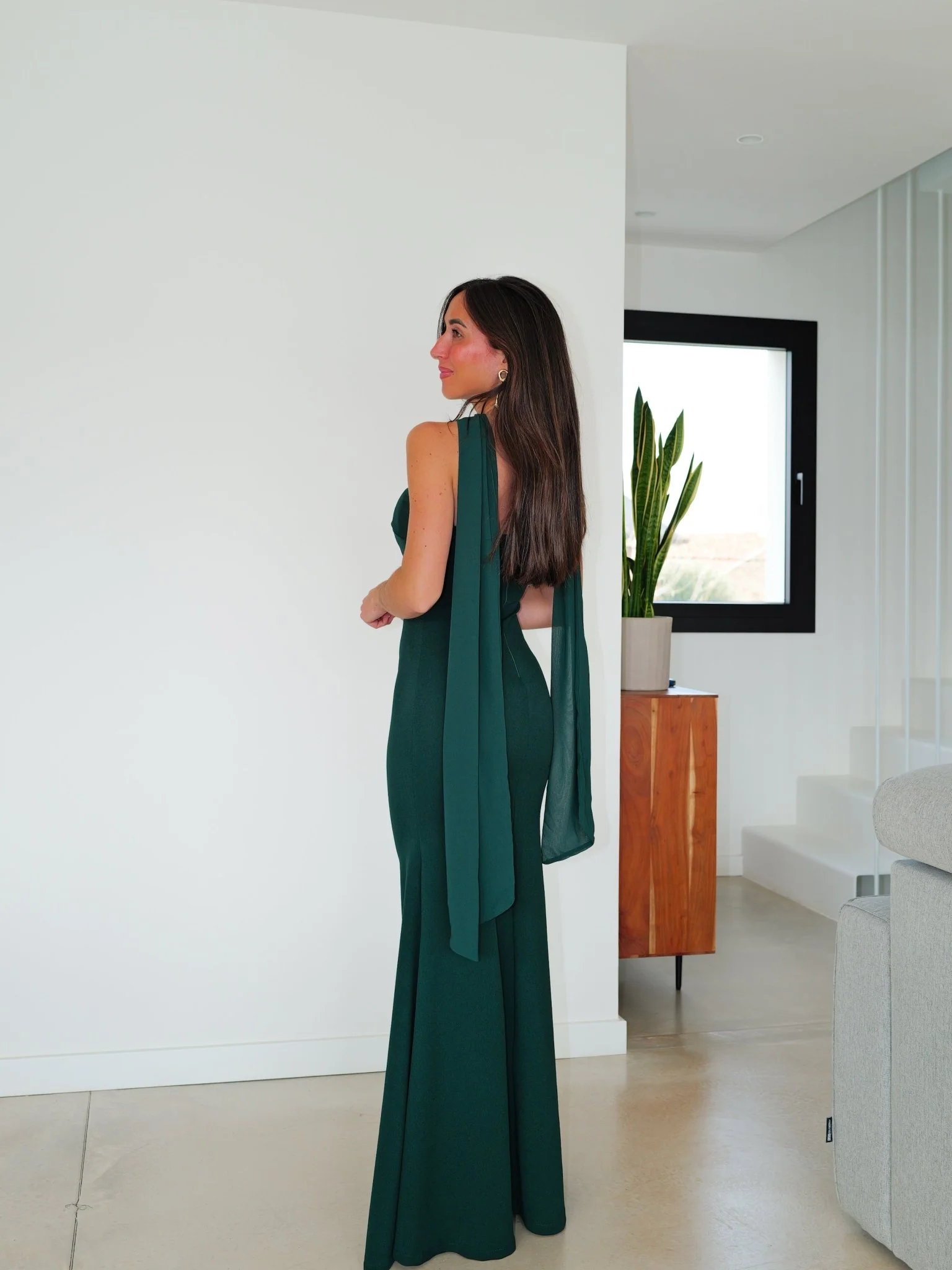 Vestido sirena choker tulle botella - Image 4
