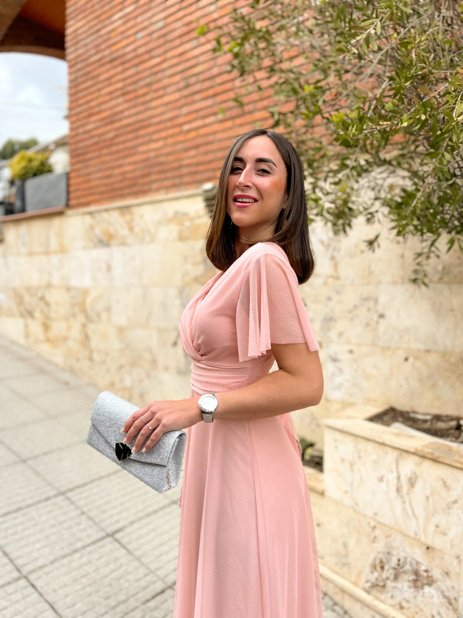 Vestido tulle manga rosa - Image 7